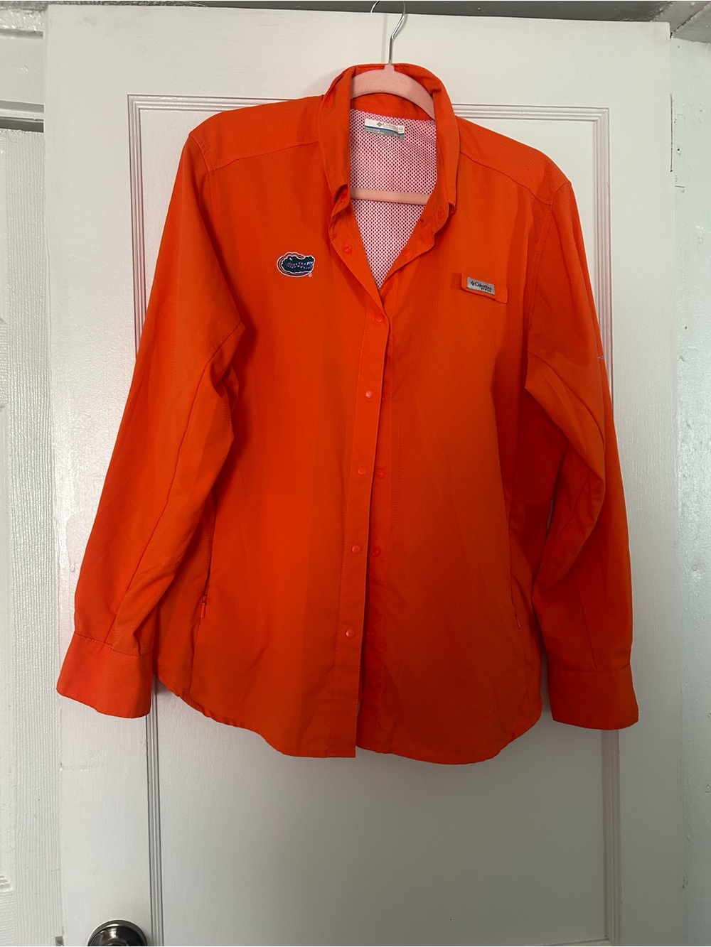 Columbia Women’s Orange & Blue UF Gators Long-Sleeve Performance Dress Shirt